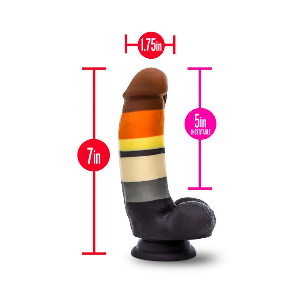 Blush Avant P9 Bear Pride Dildo - Multi Color