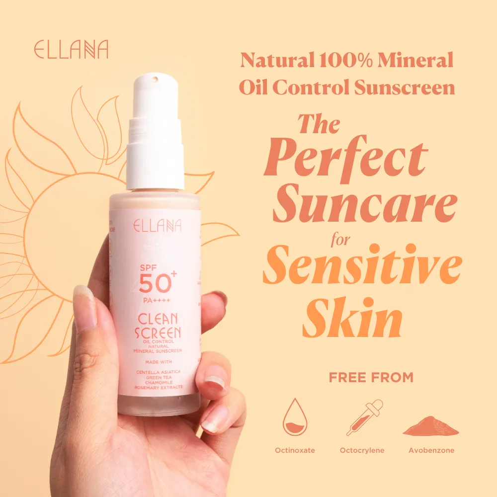 Clean Screen SPF 50  PA     Oil Control Mineral Sunscreen