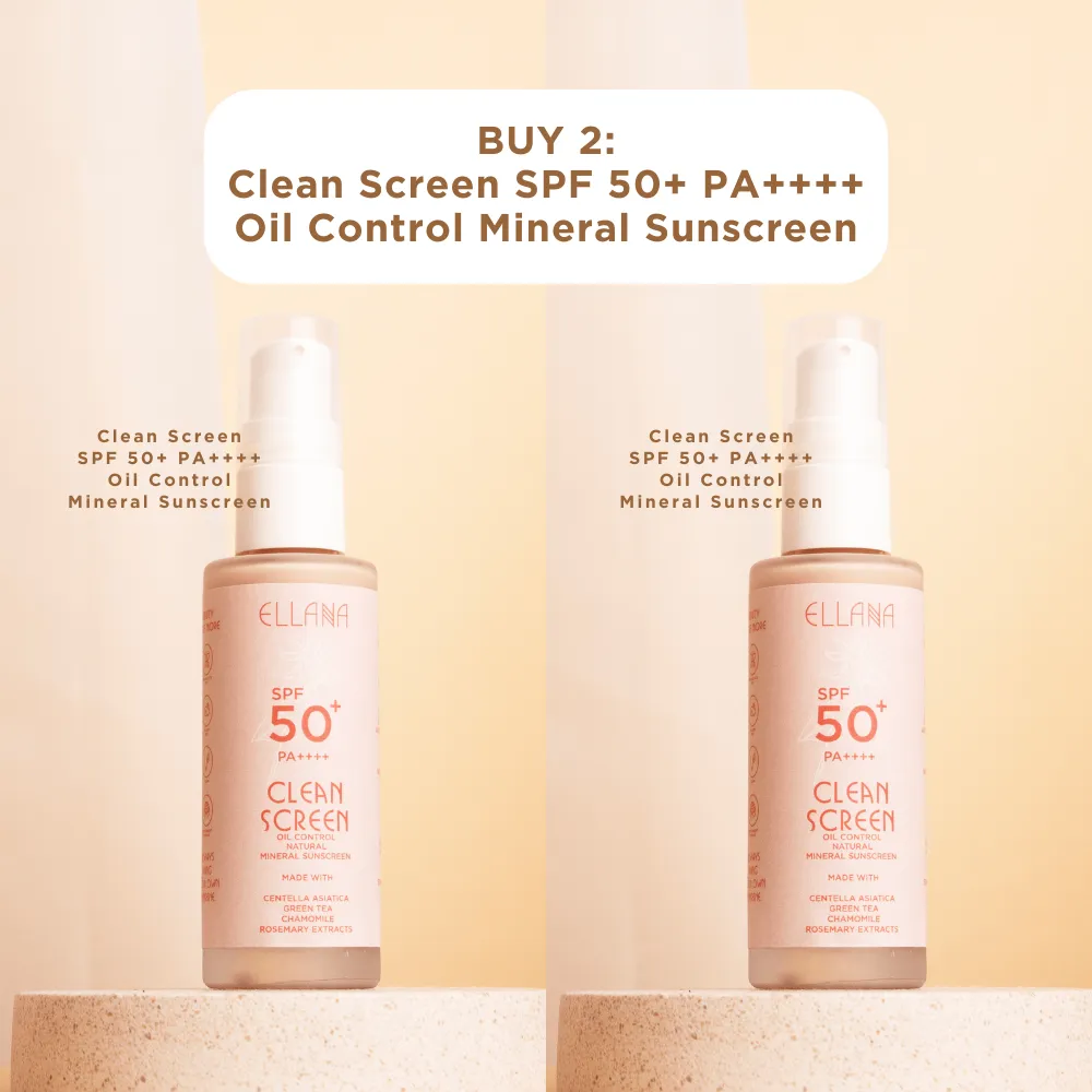 Clean Screen SPF 50  PA     Oil Control Mineral Sunscreen