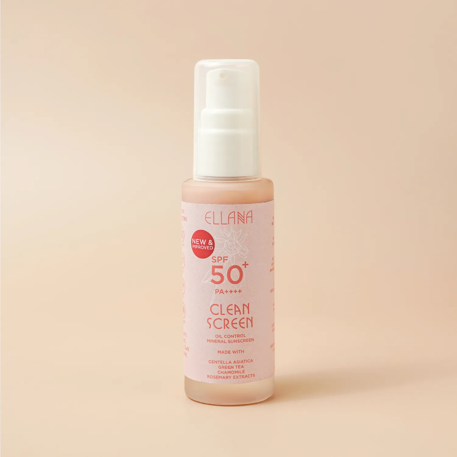 Clean Screen SPF 50  PA     Oil Control Mineral Sunscreen