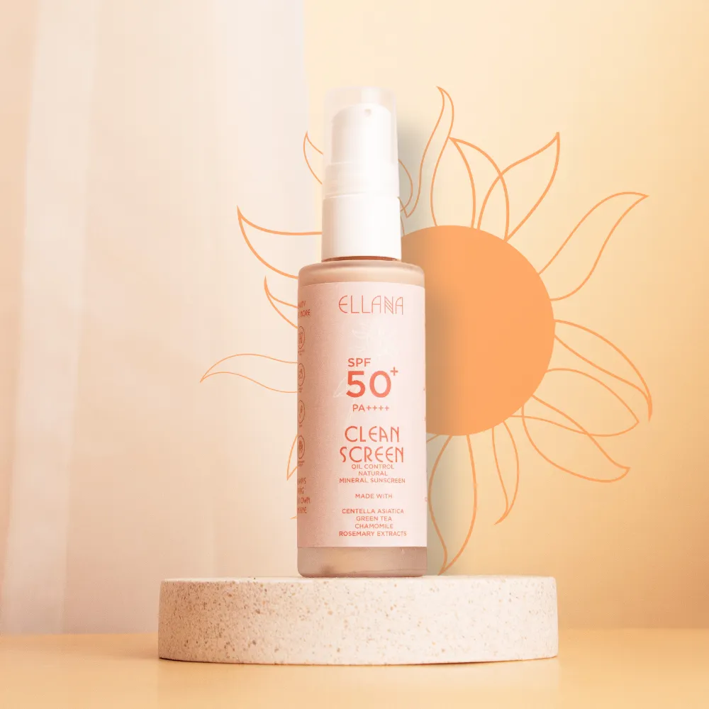 Clean Screen SPF 50  PA     Oil Control Mineral Sunscreen