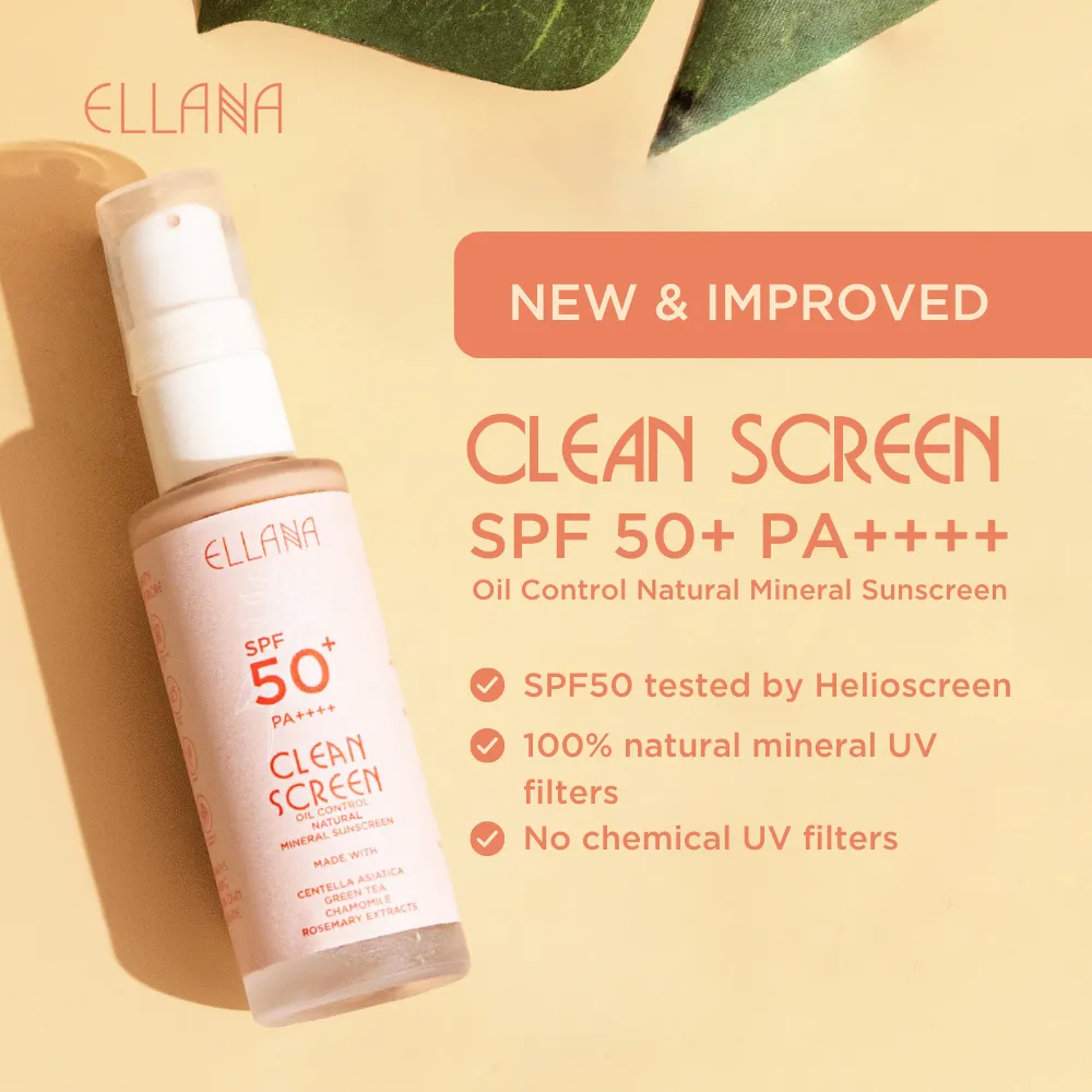 Clean Screen SPF 50  PA     Oil Control Mineral Sunscreen