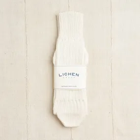 Compostable Cotton Socks, Undyed Cream