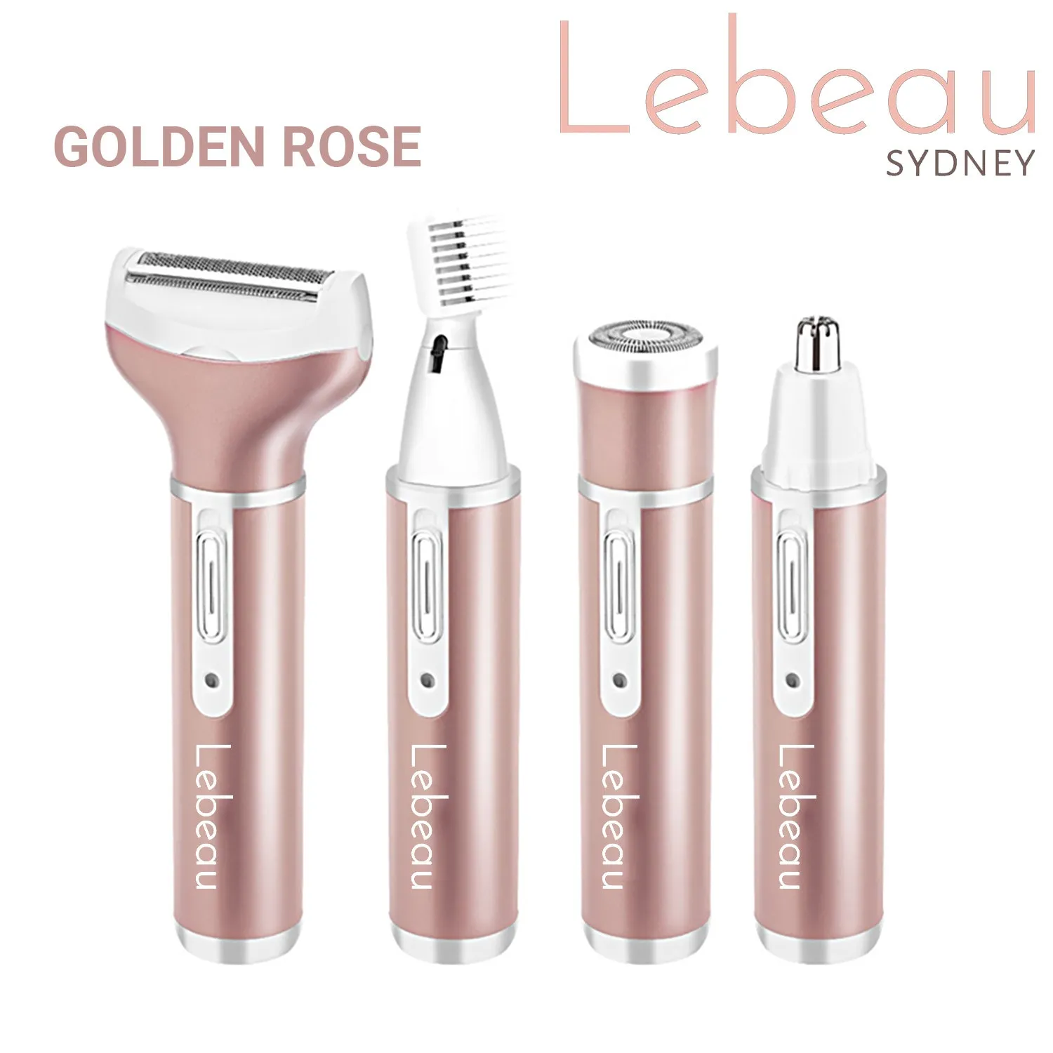 Lebeau Women Electric Hair Remover Epilator Shaver Razor Arm Leg Bikini 4 In 1