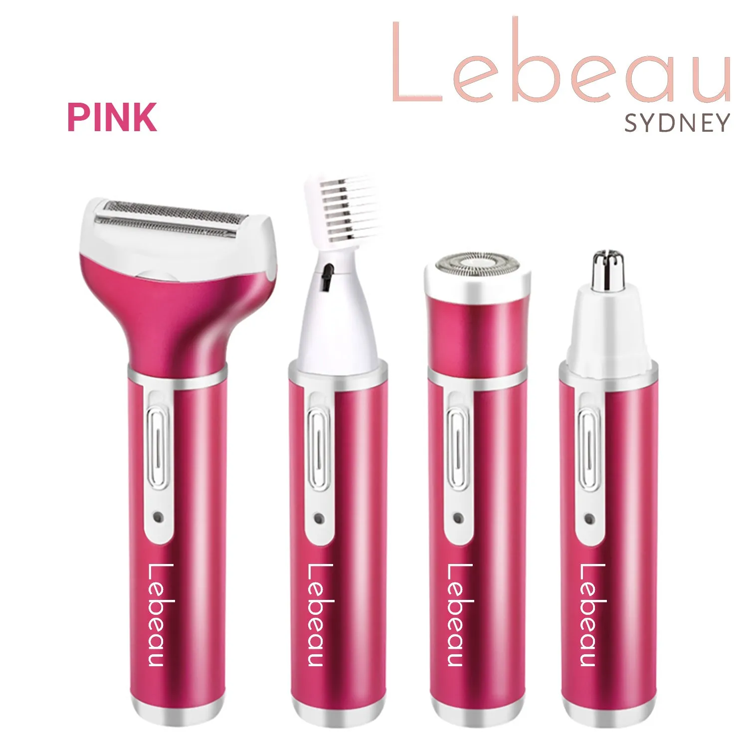 Lebeau Women Electric Hair Remover Epilator Shaver Razor Arm Leg Bikini 4 In 1