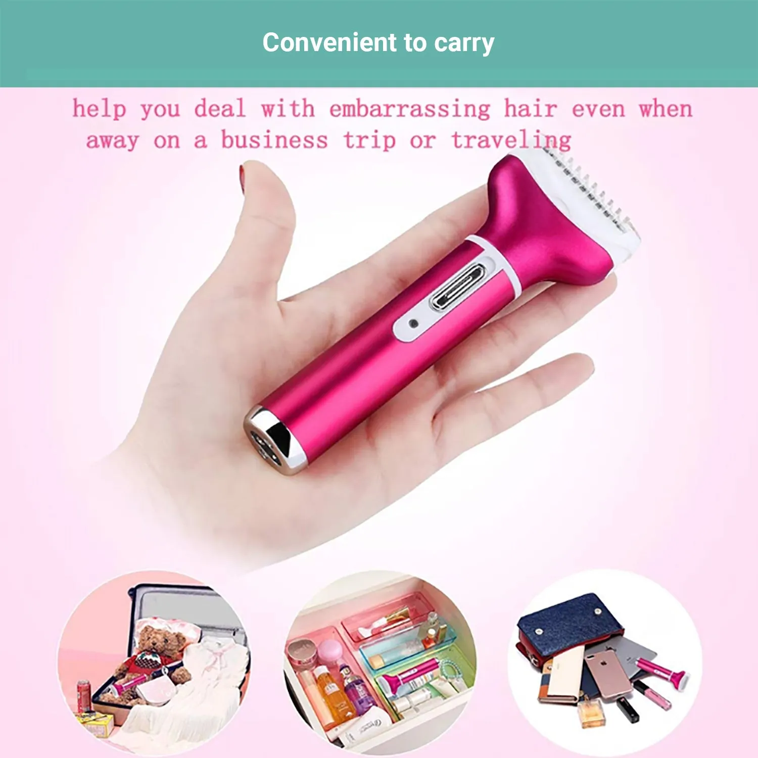 Lebeau Women Electric Hair Remover Epilator Shaver Razor Arm Leg Bikini 4 In 1